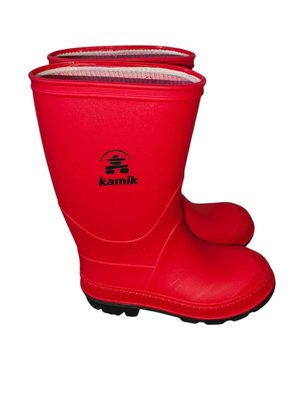 Kamik Kids' Stomp Rain Boots Red Size 9c Toddler